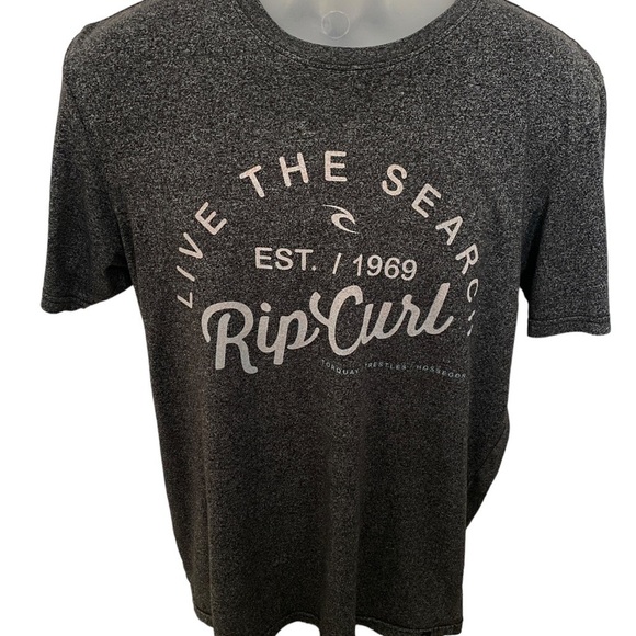 RIP CURL Surf “Live the Search” Tee Shirt Men M Medium - Picture 1 of 5